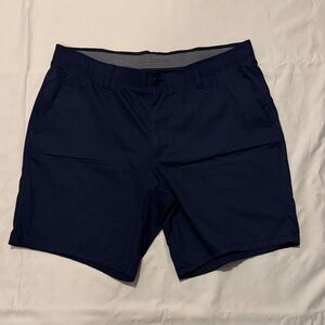Under Armoir Flex Waist HeatGear Men's Navy Golf Shorts